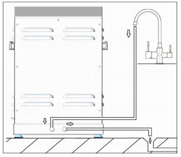 Nudelmaschine PF40-230V mit Wasserkühlung - Stundenproduktion: 13 kg / h